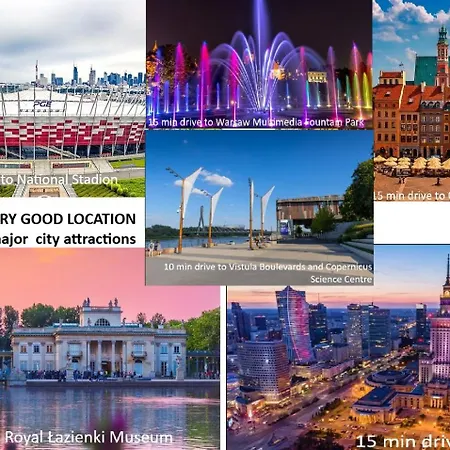 Deluxe With 2 Bedrooms And Fireplace - Perfect Location - Quiet-new Appartement Warschau